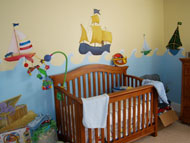 Nursery Murals | Charlie's Room